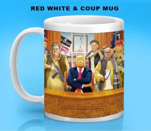 Red, White & Coup Mug